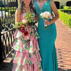 Jovani multicolor prom dress
